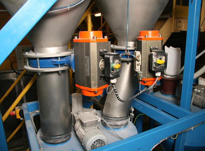 Uruchomienie stacji transportu i dozowania proszków