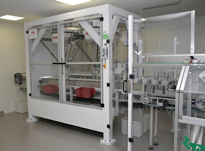 Uruchomienie zrobotyzowanego modułu grupowania saszetek